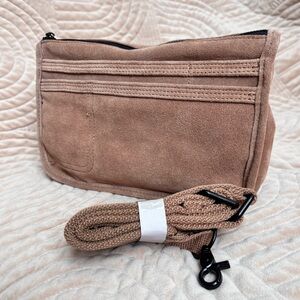 The Particulars NICE Pack, Brown Suede Bag NWT, NBW